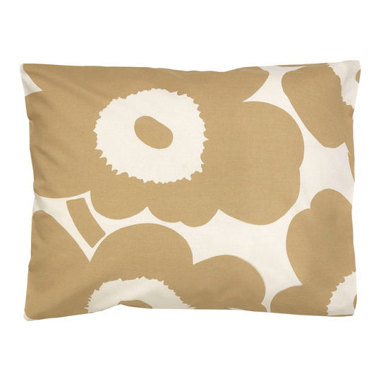 Marimekko Unikko tyynyliina puuvilla-hamppu 50x60 cm Beige