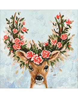 Diamond painting Kukkakruunu