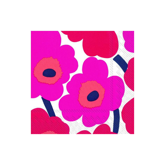 Marimekko Unikko servietti 33x33 cm 20-pakkaus Punainen