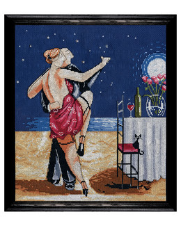 Kirjontapakkaus Taulu Nighttime tango