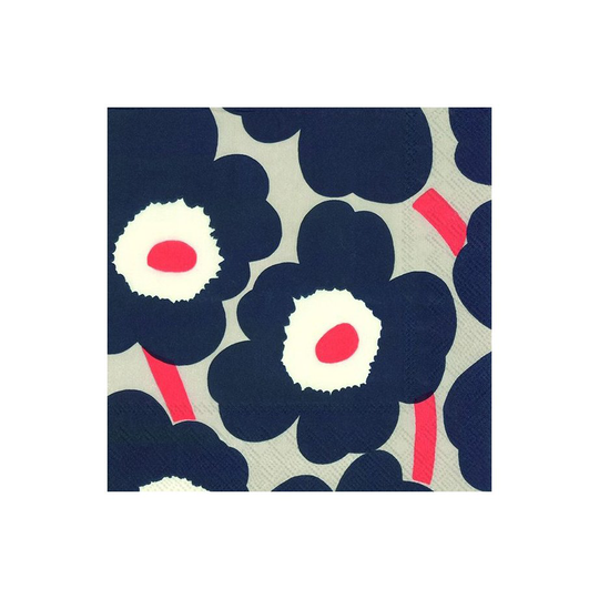 Marimekko Unikko servietti 33x33 cm 20-pakkaus Pellava