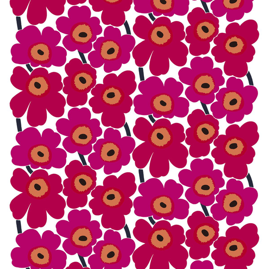 Marimekko Pieni Unikko -vahaliina punainen