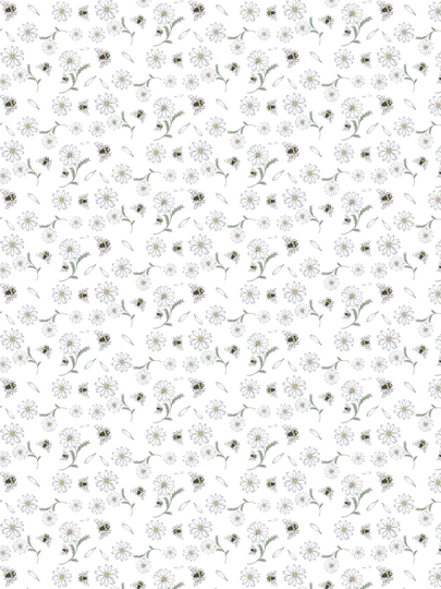 Arvidssons Textil Blomstersurr kangas Beige