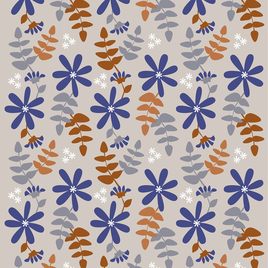 Arvidssons Textil Under solen -kangas Ruoste