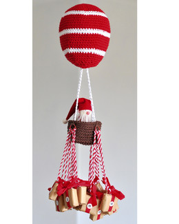 Virkkausohje Kuumailmapallo ja kalenteri