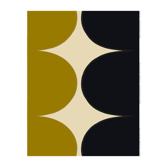 Marimekko Härkä kangas Beige-green-olive