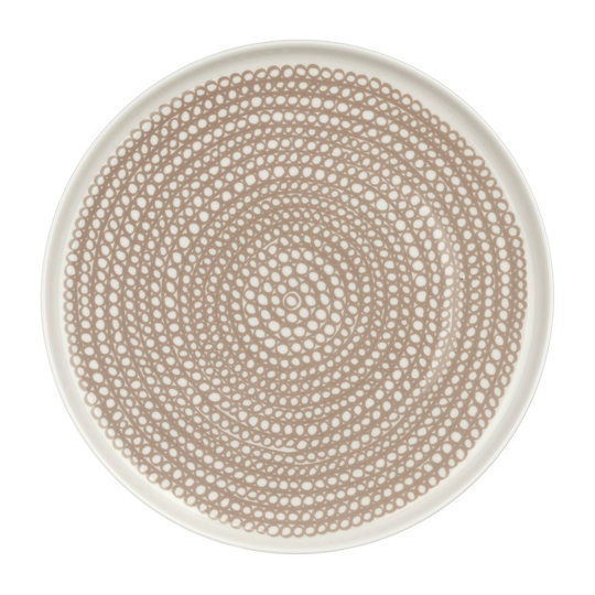 Marimekko Siirtolapuutarha lautanen pieni Ø20 cm white-clay