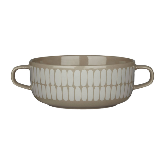 Marimekko Alku kulho kahvalla 50 cl terra-white