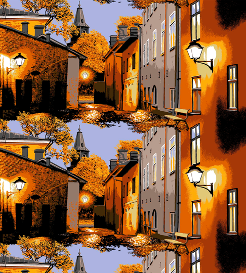 Vallila Vanha Turku-suihkuverho