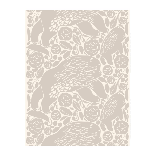 Marimekko Karhuemo kangas puuvilla Beige