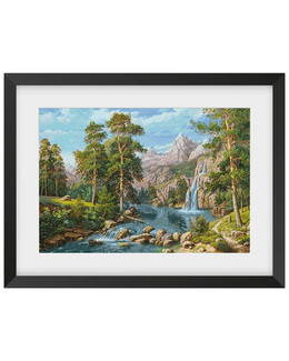 Diamond painting Vesiputous