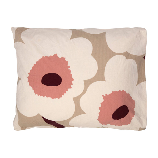 Marimekko Unikko tyynynpäällinen 50 x 60 cm beige, cotton, rose