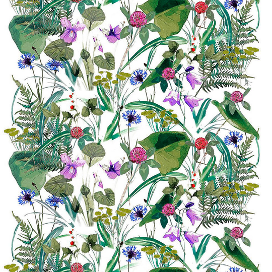 Arvidssons Textil Äng kangas Multi