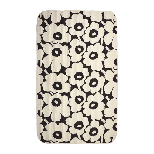 Marimekko Unikko lakana 160 x 260 cm charcoal, off white