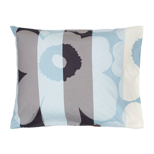 Marimekko Unikko Ralli -tyynyliina 50x60 cm Off white-peach-blue