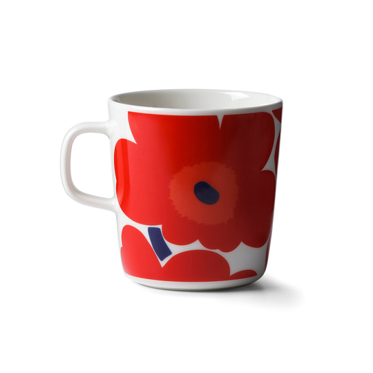 Marimekko Unikko teemuki 4 dl Punainen-valkoinen