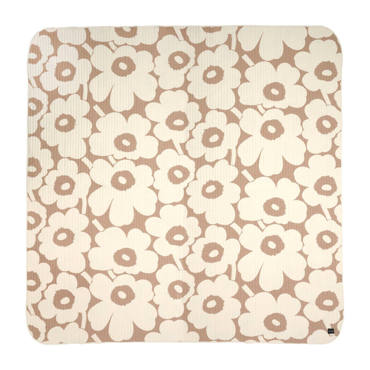 Marimekko Unikko lakana 260 x 260 cm linen, off white