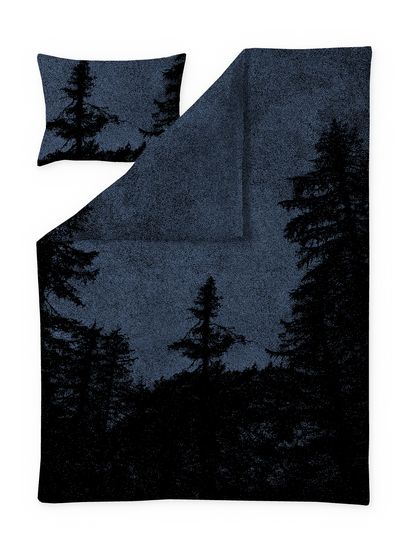 Vallila Midnight Forest-pussilakanasetti