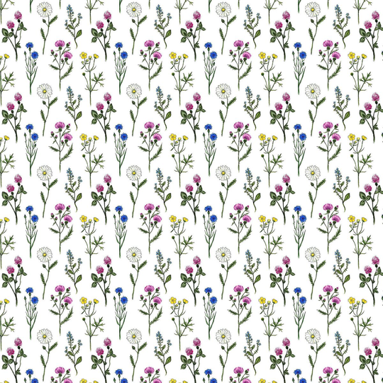 Arvidssons Textil Midsommar kangas Multi