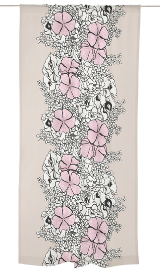 Vallila Elle Kukka-kevytverho 140x250 cm