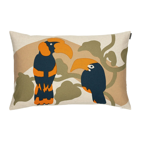 Marimekko Pepe tyynynpäällinen 40 x 60 cm Beige-ruskea-oranssi