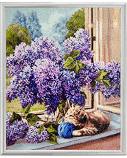 Diamond painting Lavendel