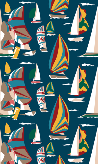 Vallila Regatta-kangas 150 cm