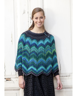 Neuleohje Poncho ZigZag