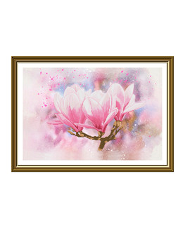 Kirjontapakkaus Taulu Magnolia