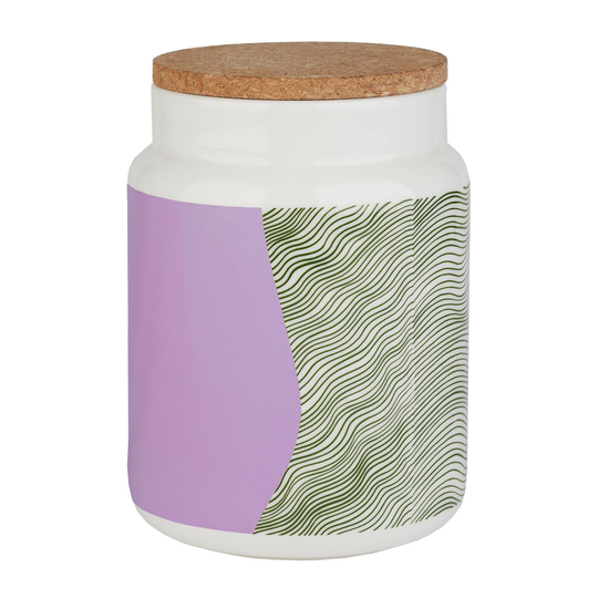 Marimekko Gabriel Näkki -purkki 1,2 l Valkoinen-vaaleanpunainen-vihreä