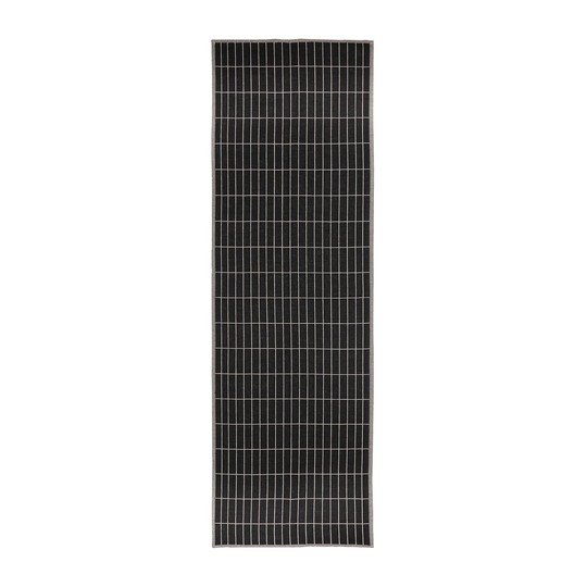 Marimekko Pieni Tiiliskivi -kaitaliina 47 x 150 cm charcoal-beige