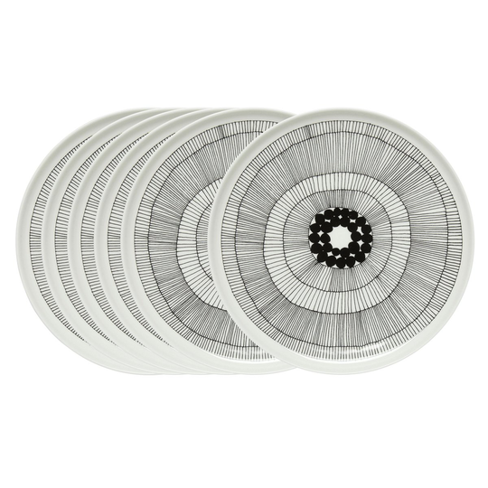 Marimekko Siirtolapuutarha lautanen Ø 25 cm, 6 kpl Ø 25 cm