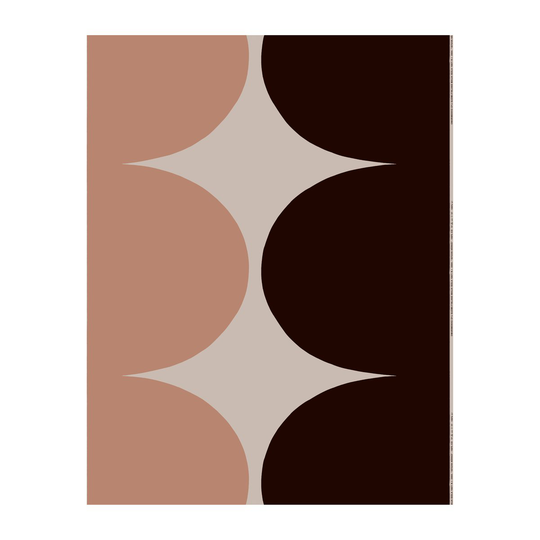 Marimekko Härkä pellavakangas linen-burgund-pink