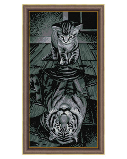 Diamond painting Heijastuma