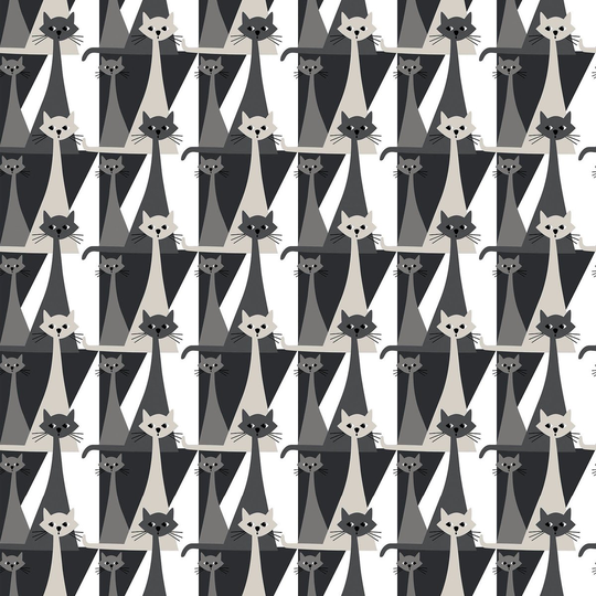 Arvidssons Textil Kitty kangas Harmaa