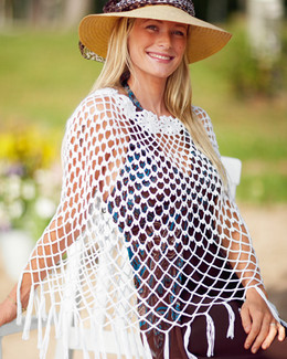 Virkkausohje Kesäponcho