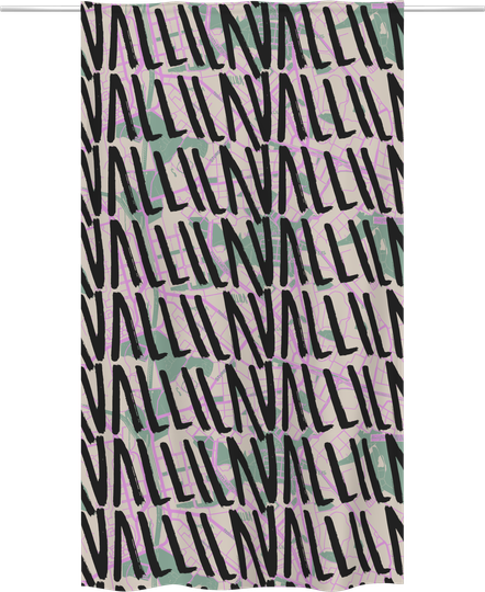 Vallila Vallila Script-verho 140x250 cm