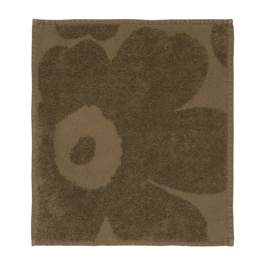 Marimekko Unikko Mini -pyyhe 30 x 30 cm dark sand