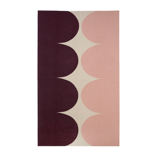 Marimekko Härkä pöytäliina 140 x 245 cm Linen-burgundy