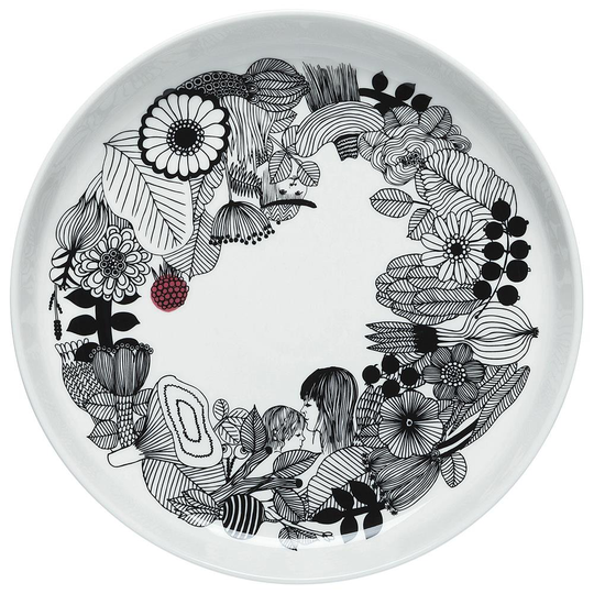 Marimekko Siirtolapuutarha tarjoilulautanen Ø 32 cm