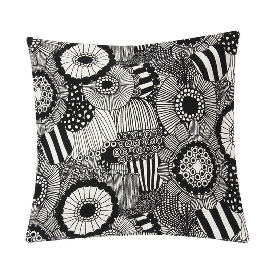 Marimekko Pieni Siirtolapuutarha tyynynpäällinen 50x50 cm off-white-musta