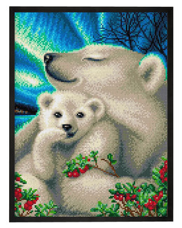 Diamond painting Jääkarhut