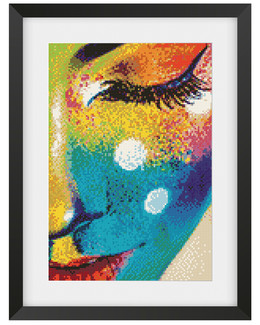 Diamond painting Värikäs