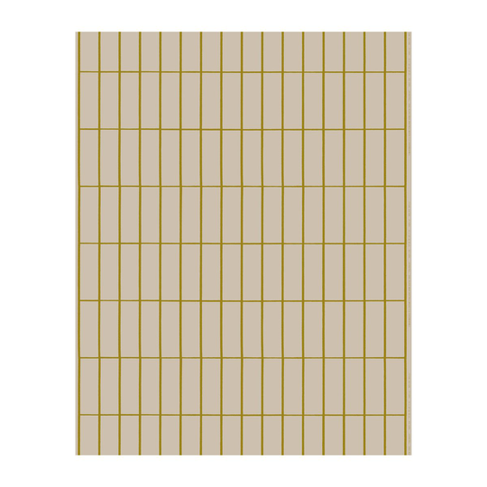 Marimekko Tiiliskivi kangas pellava-viskoosi Beige-kulta