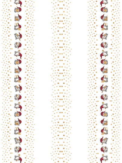 Arvidssons Textil Stjärnglans kangas Offwhite