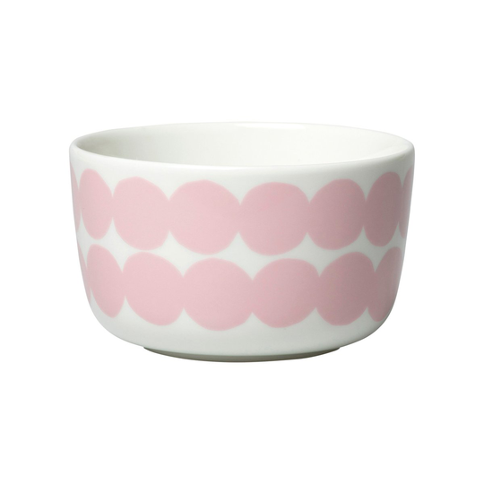 Marimekko Räsymatto kulho 2,5 dl Vaaleanpunainen-valkoinen