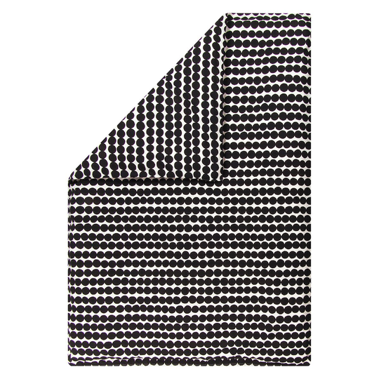 Marimekko Räsymatto pussilakana 210x150 cm Musta-valkoinen